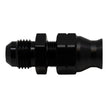 DeatschWerks 6AN Male Flare to 5/16 Inch Hardline Compression Adapter - Anodized Matte Black