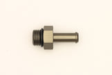 DeatschWerks 6AN ORB Male to 5/16 Inch Barb Fitting with O-Ring - Titanium