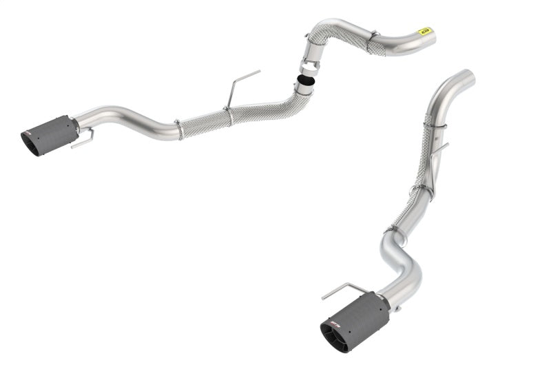 Borla 60640CFBA 3-Inch Tail Pipe Assembly with Carbon Fiber Tips for 2017-2026 Ford F-150 Models