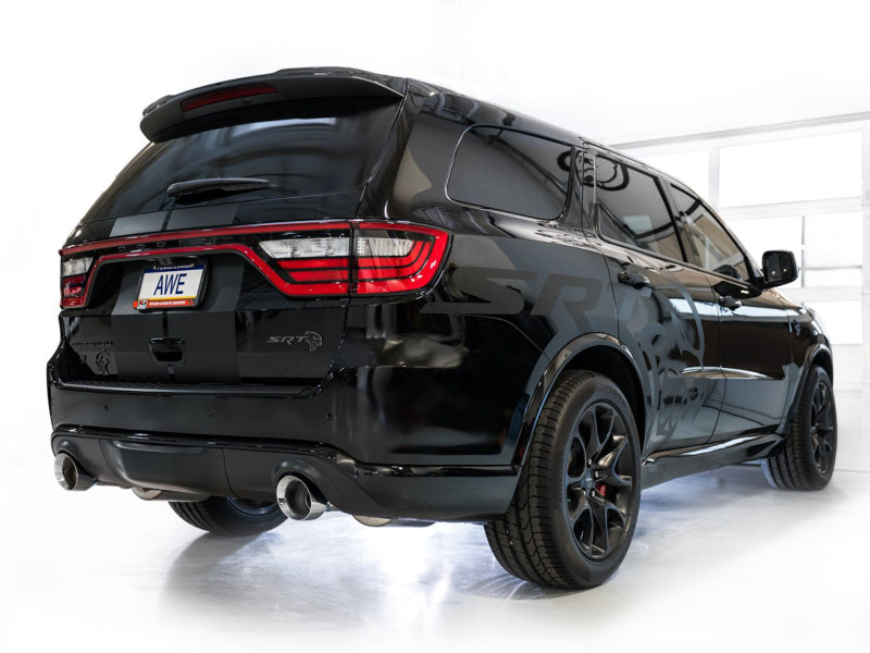 AWE Tuning Touring Edition Exhaust for Dodge Durango 2018-2024 with Chrome Silver Tips