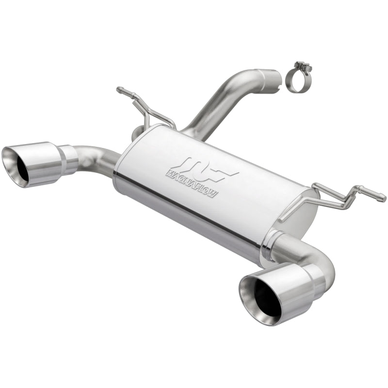 MagnaFlow 2018+ Jeep Wrangler 3.6L Dual Polished Tip Axle-Back Exhaust System