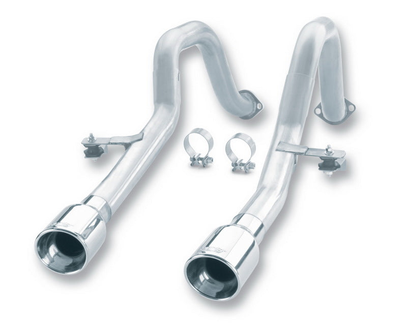 Borla 97-04 Chevrolet Corvette 5.7L V8 Straight Pipe Cat-Back Exhaust System with Dual 4-inch Tips