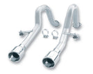 Borla 97-04 Chevrolet Corvette 5.7L V8 Straight Pipe Cat-Back Exhaust System with Dual 4-inch Tips