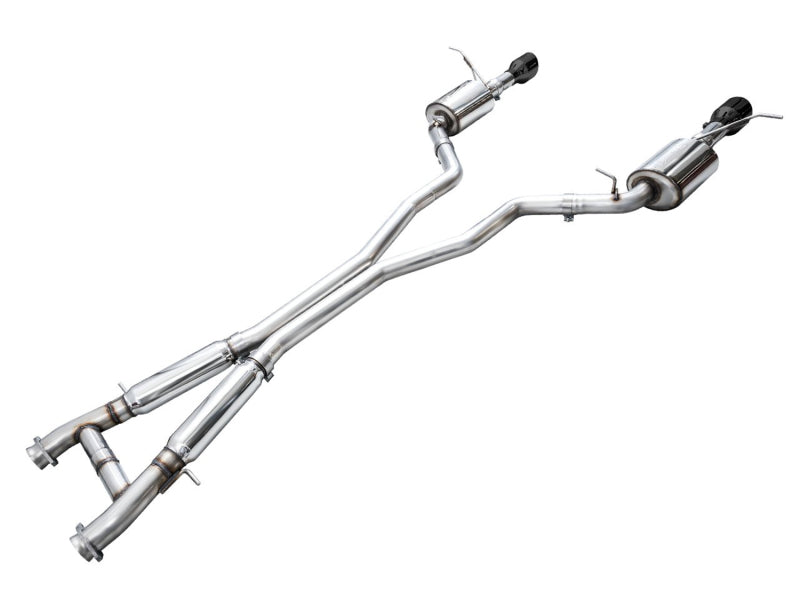 AWE Tuning 18-23 Dodge Durango Touring Edition Exhaust with Diamond Black Tips - Full 3-Inch Stainless Steel Cat Back System