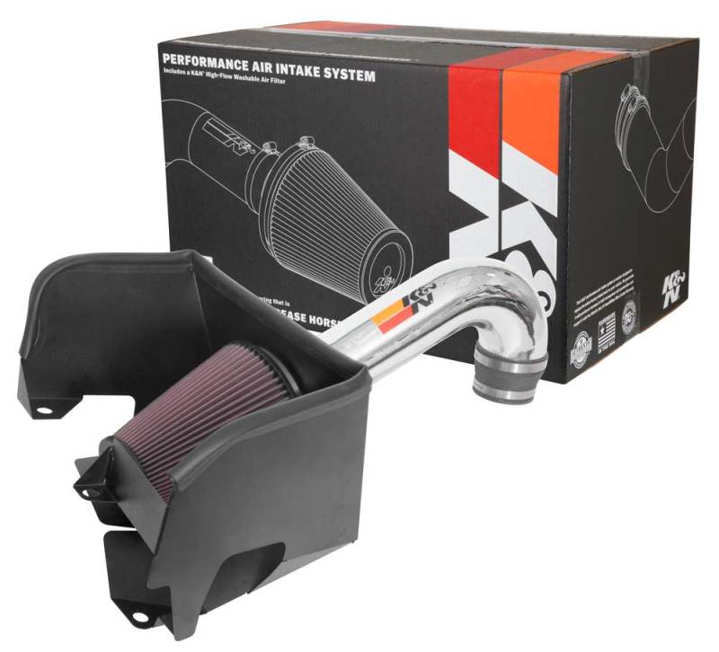 K&N Engineering 77-1578KP High Flow Performance Intake Kit for 2019-2020 Ram 1500 5.7L V8 F/I