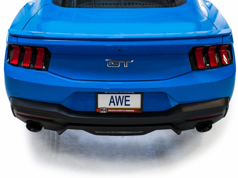 AWE Tuning 2024 Ford Mustang GT S650 Touring Catback Exhaust with Dual Diamond Black Tips