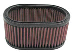K&N Engineering Custom High-Flow Oval Air Filter for 1987 Ducati 750 Paso - 7 x 4.5 inches
