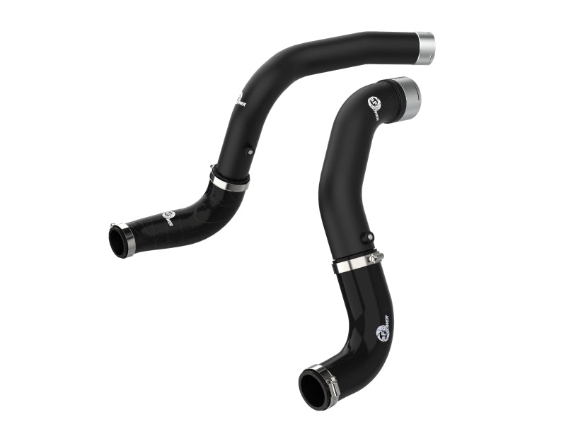 aFe BladeRunner Black 3-inch Intercooler Hot and Cold Side Pipe Kit for 2020-2021 Jeep Wrangler and Gladiator V6-3.0L (td)