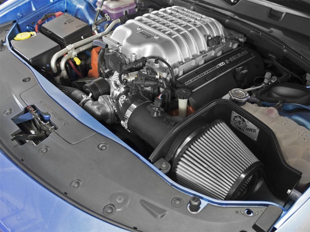 aFe MagnumFORCE Stage-2 Cold Air Intake System with Pro DRY S Filter for Dodge Challenger and Charger 2015-2017 6.2L V8 HEMI