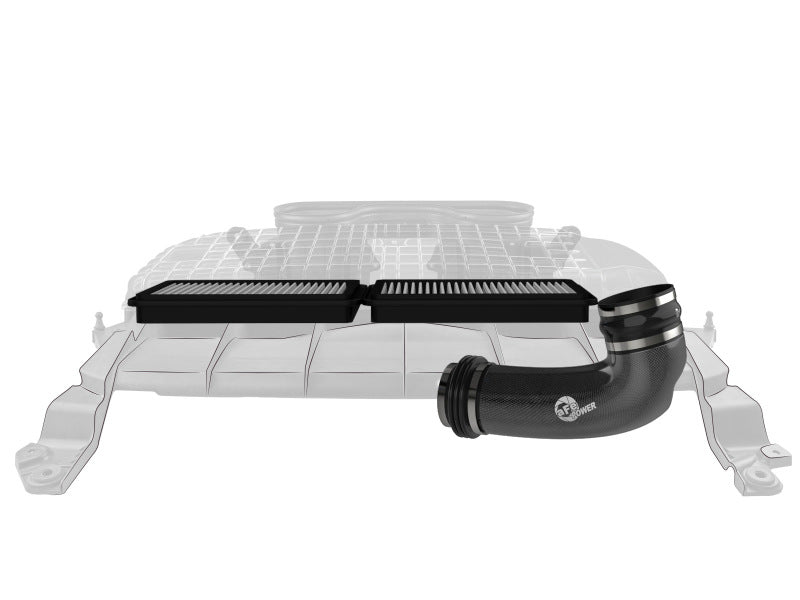 aFe Super Stock Carbon Fiber Pro Dry S Induction System for 2021-2024 Ram 1500 TRX V8-6.2L SC