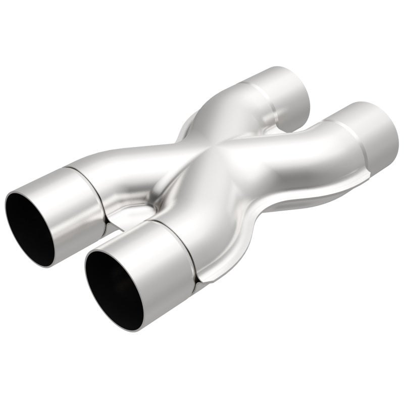 MagnaFlow Performance Exhaust X-Pipe 10792 - 3 Inch Stainless Steel Custom Exhaust Component