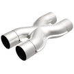 MagnaFlow Performance Exhaust X-Pipe 10792 - 3 Inch Stainless Steel Custom Exhaust Component