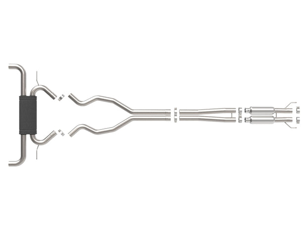 aFe Vulcan Series 2-1/2 Inch 304 Stainless Steel Cat-Back Exhaust System for Ford Edge ST (2015-2023)