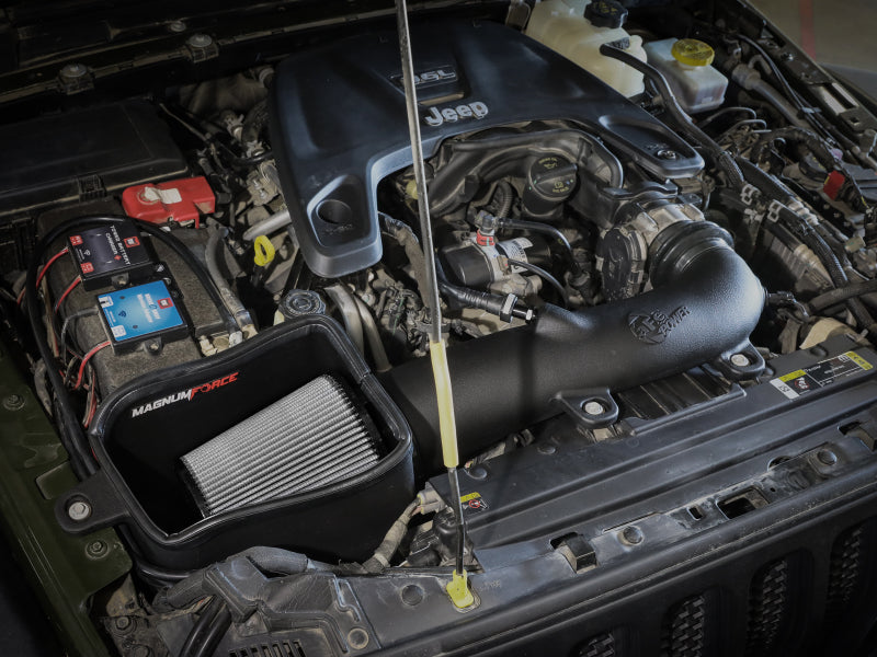 aFe Magnum FORCE Stage-2 Pro Dry S Cold Air Intake System for Jeep Wrangler (JL) 2018-2023 V6-3.6L