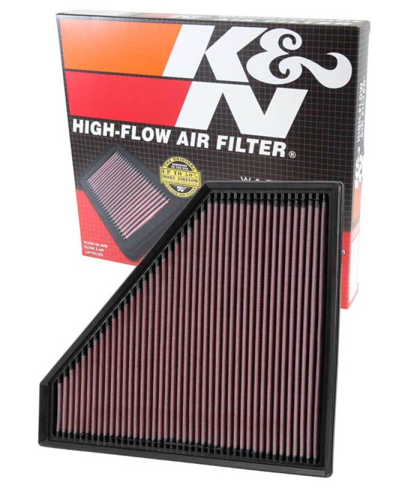 K&N Replacement Panel Air Filter for 2013-2014 Cadillac ATS and CTS - Model 33-2496
