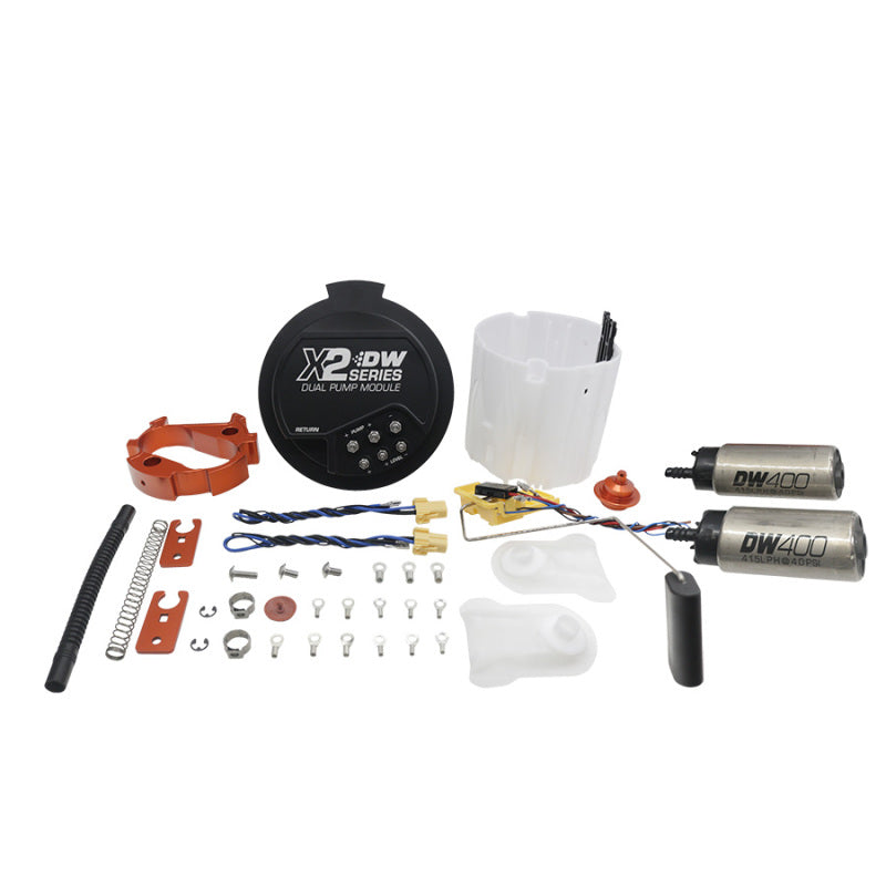 DeatschWerks X2 Series Fuel Pump Module with Dual DW400 Pumps for Dodge Challenger and Charger (2006-2019)