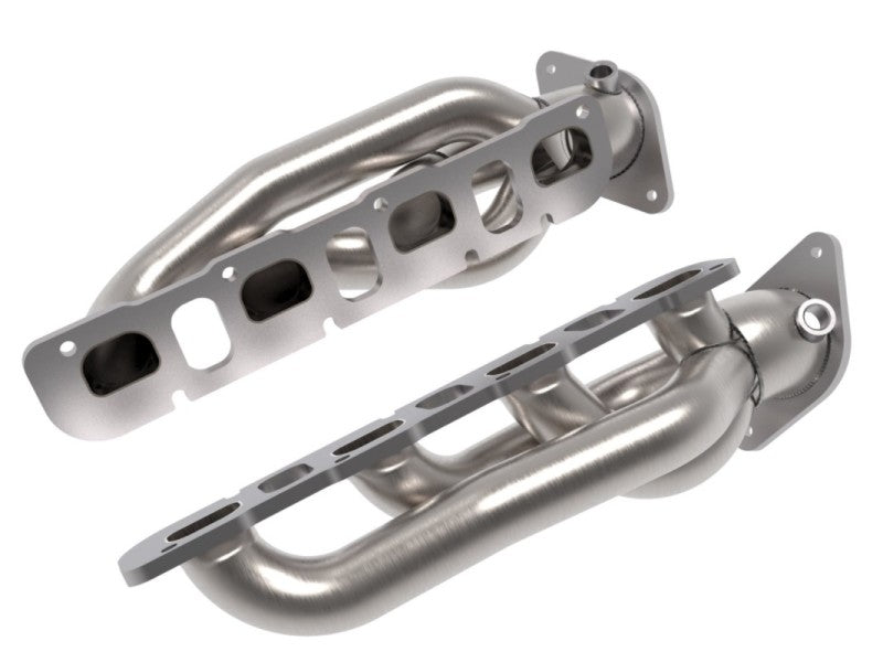 aFe Power Twisted Steel 304 Stainless Steel Shorty Header for 2021-2024 Ram 1500 TRX V8-6.2L