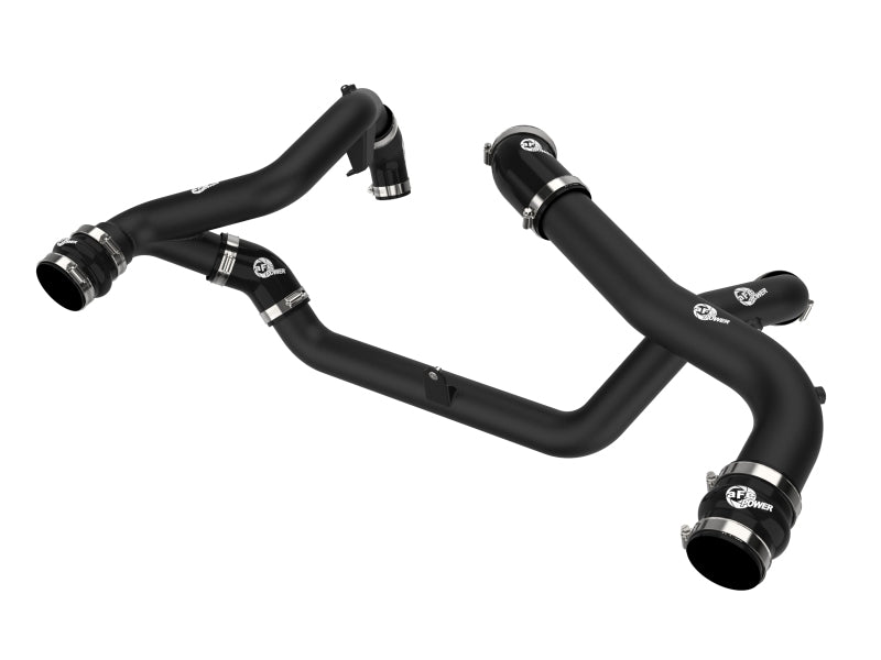 aFe BladeRunner Aluminum Hot and Cold Charge Pipe Kit for Ford Explorer 2022-2023 - Black