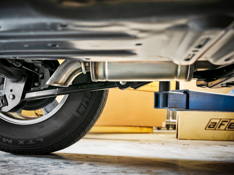 aFe Rock Basher 2.5-inch 409 Stainless Steel Cat-Back Exhaust System for Jeep Wrangler JL 18-21 V6 3.6L