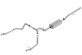 Borla 140771 Touring Cat-Back Exhaust System for Chevrolet Silverado 1500 & GMC Sierra 1500 6.2L V8 (2019-2023)