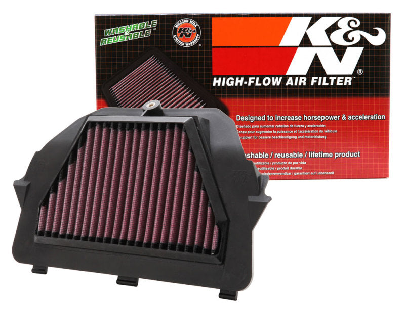 K&N Engineering YA-6008 High-Flow Replacement Air Filter for Yamaha YZF-R6 (2008-2017)