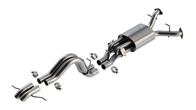 Borla ATAK Cat-Back Exhaust System for 2022-2026 Ford Bronco Raptor 3.0L V6 Twin Turbo