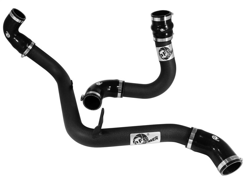 aFe BladeRunner 2.5 Inch Aluminum Hot and Cold Charge Pipe Kit for 2013-2017 Ford Focus ST, Black Part Number 46-20184-B