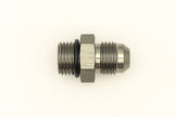 DeatschWerks 6AN ORB Male to 6AN Male Flare Adapter with O-Ring - Anodized Titanium