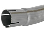 aFe Twisted Steel 2-Inch Stainless Steel Loop Delete Down-Pipe for Jeep Wrangler JL and Gladiator JT 2018-2026