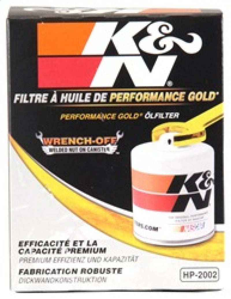 K&N Engineering HP-2002 Premium Oil Filter for Automotive Engines