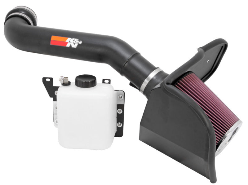 K&N Engineering 77-2579KTK High-Flow Performance Air Intake Kit for Ford F-150 SVT Raptor 6.2L V8