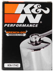 K&N Engineering Part KN-174C Chrome Canister Oil Filter for Harley-Davidson V-Rod