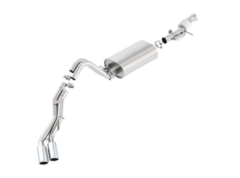 Borla Touring Cat-Back Exhaust System for 2015-2016 GMC Yukon & Cadillac Escalade 6.2L V8 - Dual Same Side Exit with 4-Inch Chrome Tips