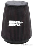 K&N Engineering Universal P Dry Charger Round Tapered Air Filter Wrap in Black (Part Number 22-8038DK)