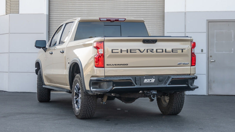 Borla Touring Cat-Back Exhaust System for Chevrolet Silverado 1500 ZR2 & GMC Sierra 1500 AT4X 6.2L V8
