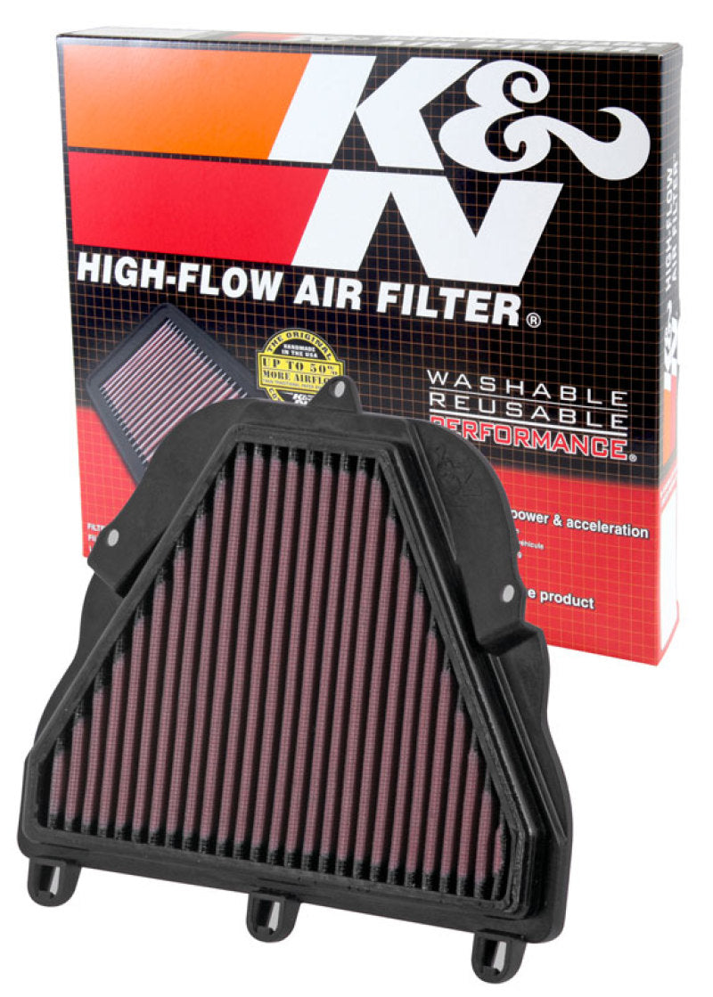K&N Engineering TB-6706 High-Flow Replacement Air Filter for Triumph Daytona 675 and Street Triple 2006-2010