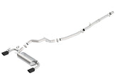 Borla 16-18 Ford Focus RS 2.3L MT AWD ATAK Catback Exhaust with Black Chrome Tips