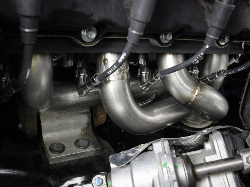 aFe Twisted Steel 1-7/8 Inch 304 Stainless Steel Headers for 2020-2022 Ford F-250 and F-350 V8-7.3L