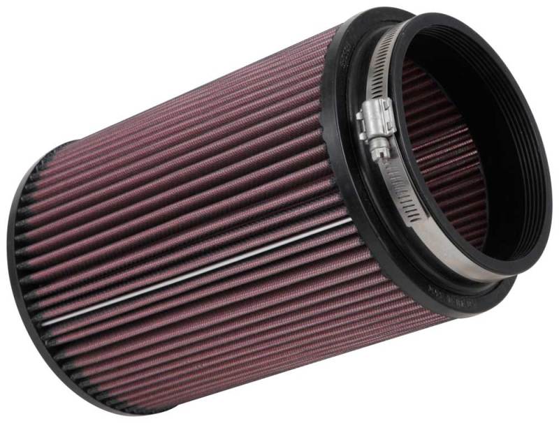K&N Engineering Universal Air Filter with 2 1/4 Inch 10 Degree Flange – 16 1/4 x 4 Inch, 4 1/2 Inch Height