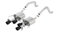 Borla ATAK Axle-Back Exhaust System for 2015-2019 Chevrolet Corvette C7 Z06 & Grand Sport with NPP Valves and Black Tips