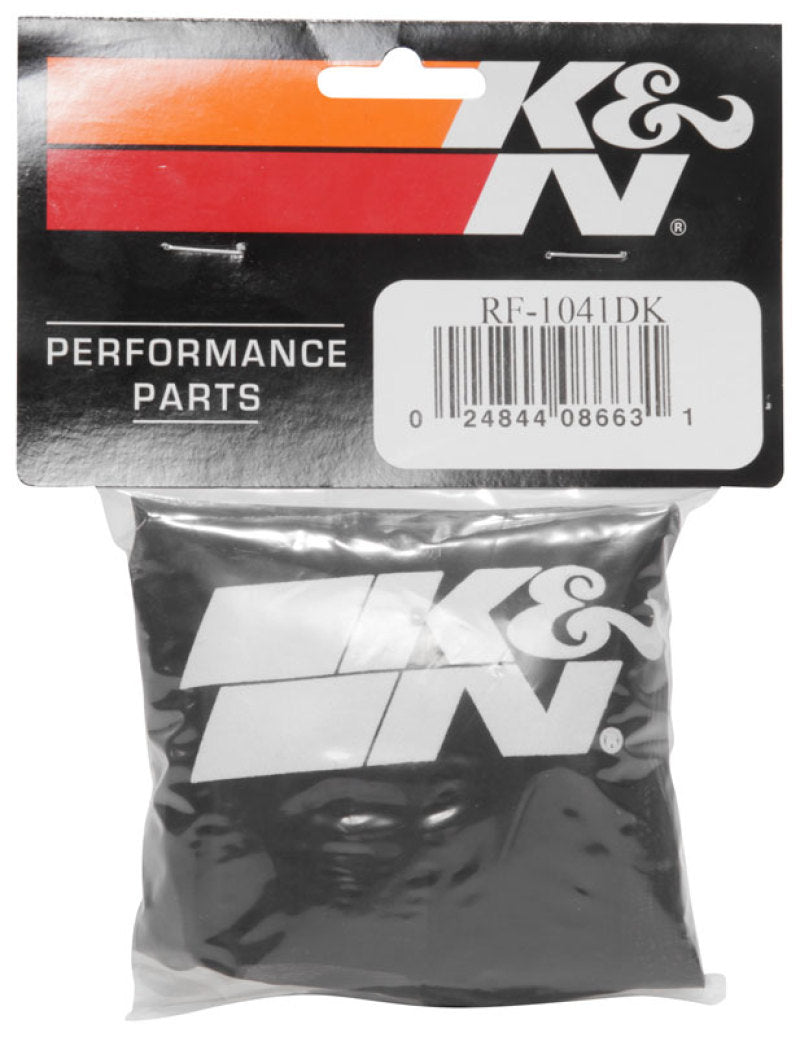 K&N Engineering Black Drycharger Round Tapered Custom Air Filter Wrap Part RF-1041DK