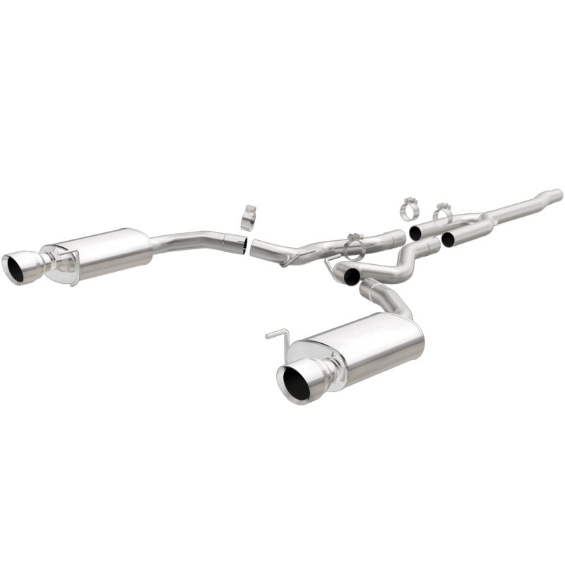 MagnaFlow Cat-Back Exhaust System for 2015-2023 Ford Mustang 2.3L EcoBoost – Street Series with Dual Split Tips