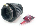 K&N Engineering Universal Rubber Air Filter with 1 3/4 inch Flange, 3 inch Base, 2 inch Top, 2.5 inch Height
