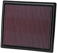 K&N Engineering Part 33-2442 High-Flow Replacement Air Filter for 2011-2013 Buick LaCrosse and Regal