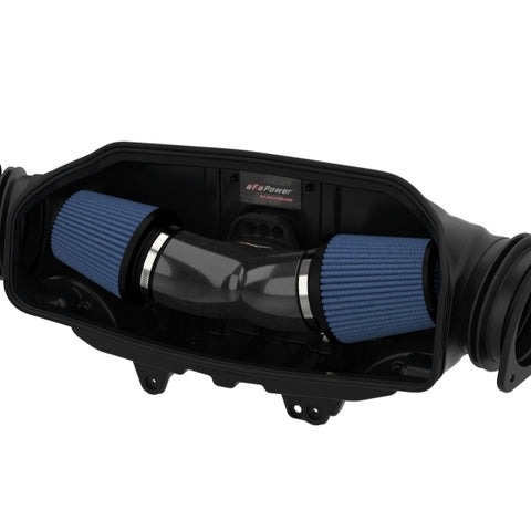 aFe 2020-2026 Chevrolet Corvette C8 Track Series Carbon Fiber Cold Air Intake System with Pro 5R Filters