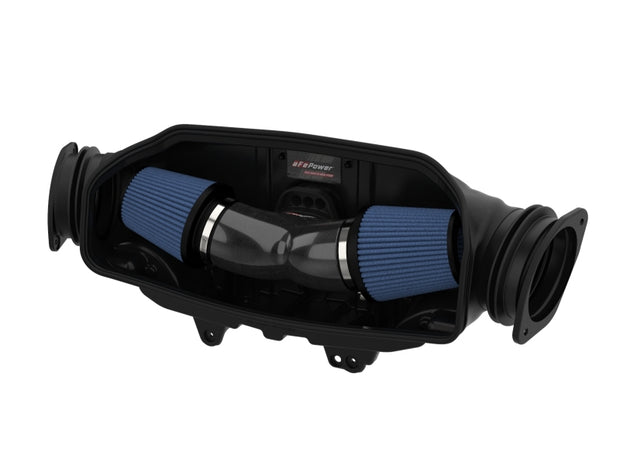 aFe 2020-2026 Chevrolet Corvette C8 Track Series Carbon Fiber Cold Air Intake System with Pro 5R Filters