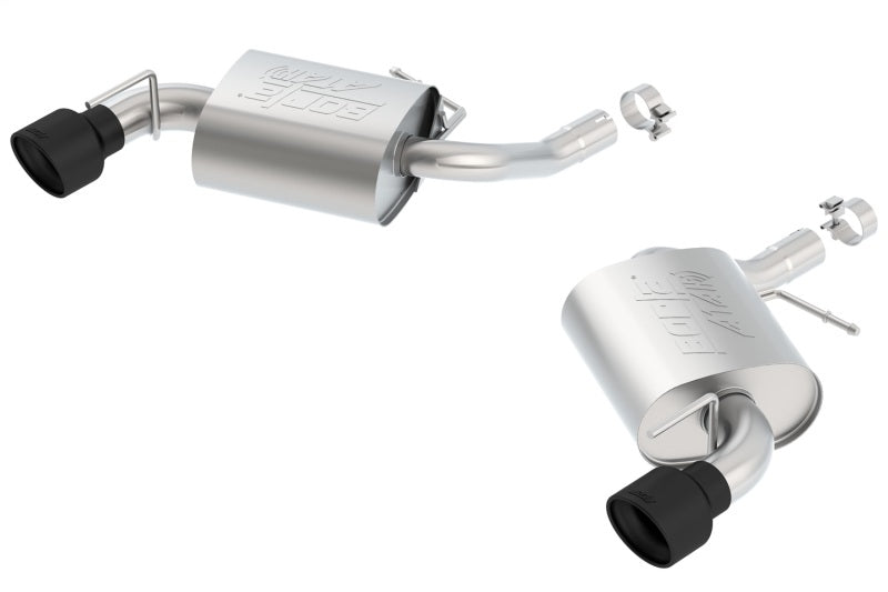 Borla ATAK Exhaust System for Chevrolet Camaro 2016-2023 3.6L V6 - Ceramic Black Finish