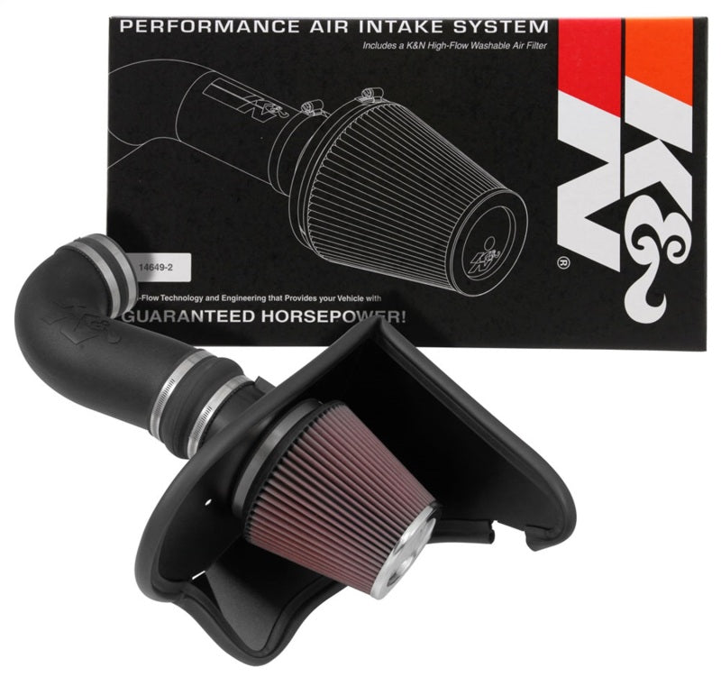 K&N Engineering 63-3092 High-Flow Cold Air Intake System for Chevrolet Camaro V8 6.2L