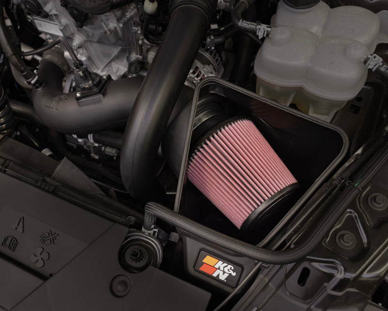 K&N Engineering Cold Air Intake System for Ford Mustang EcoBoost L4-2.3L Turbo (Part #63-2627)