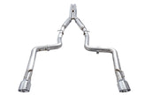 AWE Tuning Track Edition Exhaust for 2015+ Dodge Charger 6.4L/6.2L with Chrome Silver Tips